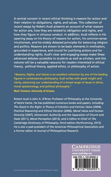 Produktbild: Reasons, Rights, and Values