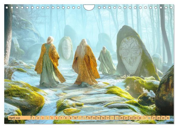 Produktbild: Mystik - Wo das Wundervolle beginnt (Wandkalender 2026 DIN A4 quer), CALVENDO Monatskalender