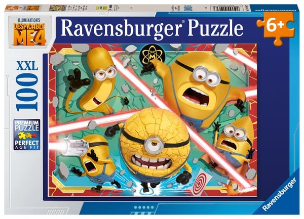Produktbild: Kinderpuzzle 100 XXL Teile - Minions - Einfach unverbesserliche Zeiten in Sicht