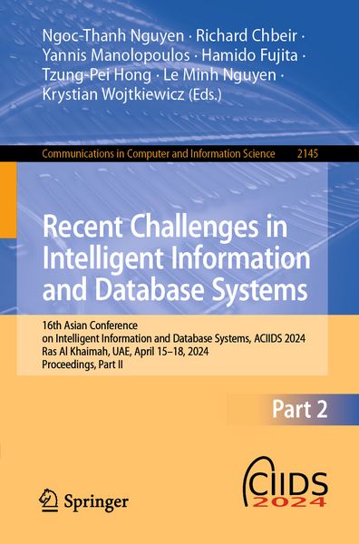 Produktbild: Recent Challenges in Intelligent Information and Database Systems