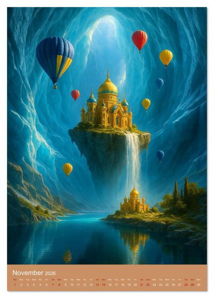 Produktbild: Drifting Reality (Wall Calendar 2026 DIN A3 portrait), CALVENDO 12 Month Wall Calendar
