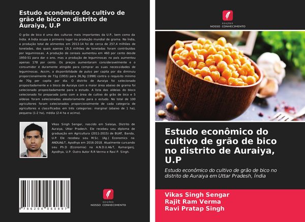 Produktbild: Estudo econ&ocirc;mico do cultivo de gr&atilde;o de bico no distrito de Auraiya, U.P
