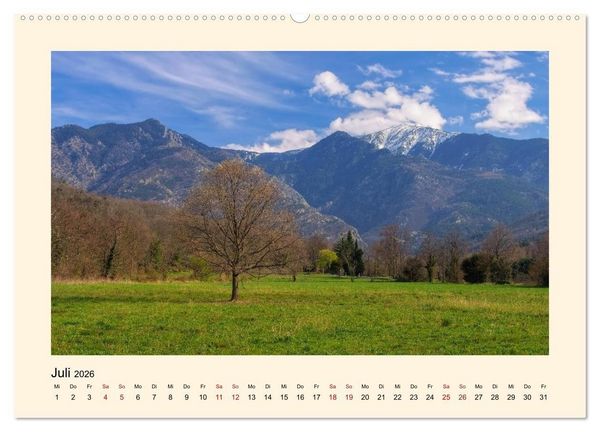 Produktbild: Okzitanien - Unterwegs im Pyren&auml;envorland (hochwertiger Premium Wandkalender 2026 DIN A2 quer), Kunstdruck in Hochglanz