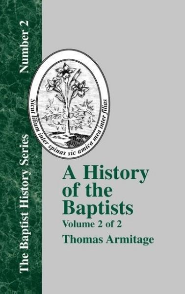 Produktbild: A History of the Baptists - Vol. 2