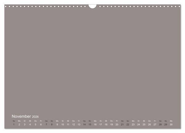 Produktbild: DIY Bastel-Kalender -Erdige Pastell Farben- Zum Selbstgestalten (Wandkalender 2026 DIN A3 quer), CALVENDO Monatskalender