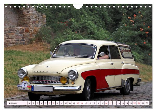 Produktbild: Ohre Classics - Oldtimer auf der Schlossdom&auml;ne in Wolmirstedt (Wandkalender 2026 DIN A4 quer), CALVENDO Monatskalender