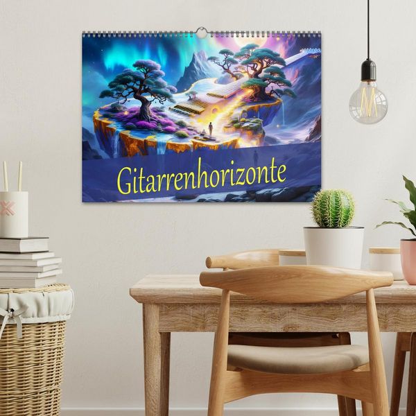 Produktbild: Gitarrenhorizonte (Wandkalender 2026 DIN A3 quer), CALVENDO Monatskalender