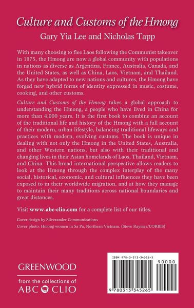 Produktbild: Culture and Customs of the Hmong