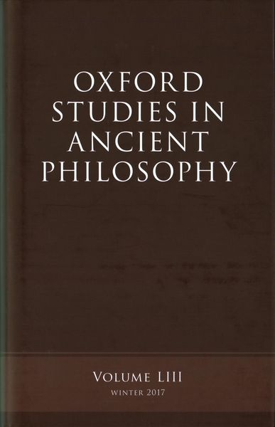 Produktbild: Oxford Studies Ancient Philosophy, Volume 53