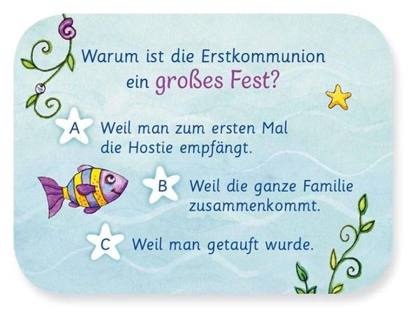 Produktbild: Der Wunschfisch. R&auml;tselspa&szlig; zur Erstkommunion Metallbox