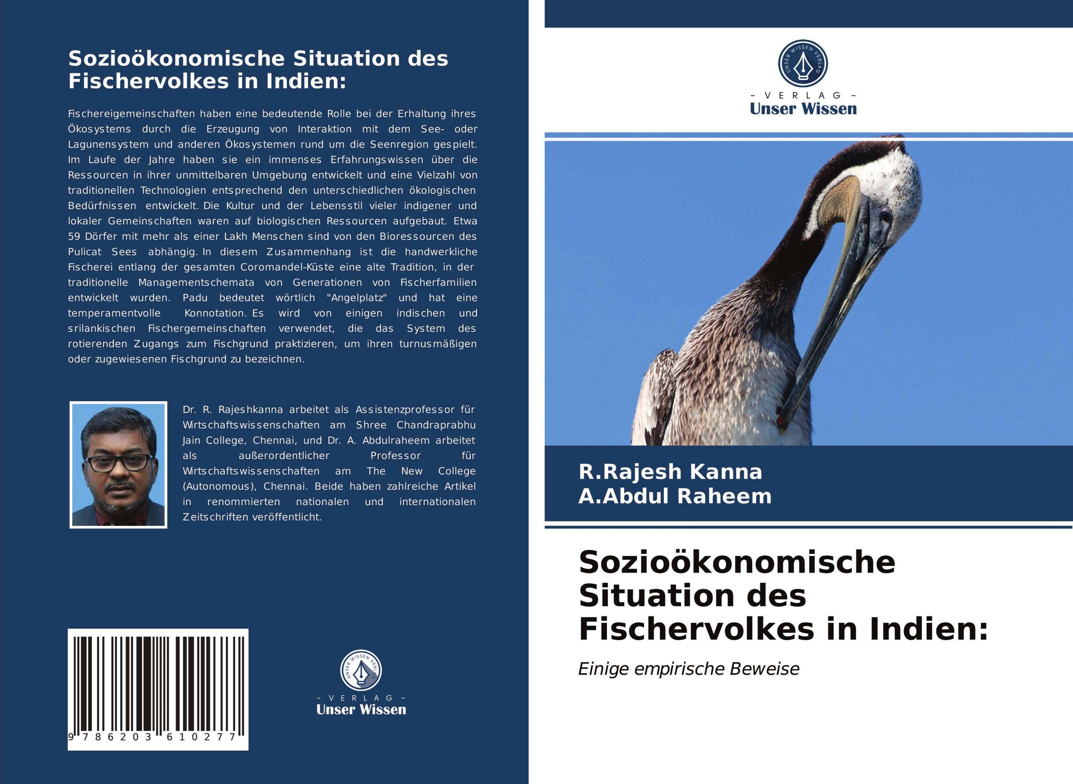 Sozioökonomische Situation des Fischervolkes in Indien:, Taschenbuch von R. Rajesh Kanna , A. Abdul Raheem, Verlag Unser Wissen, 9786203610277