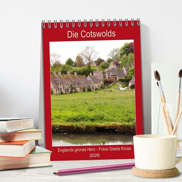 Produktbild: Die Cotswolds Englands gr&uuml;nes Herz (Tischkalender 2026 DIN A5 hoch), CALVENDO Monatskalender