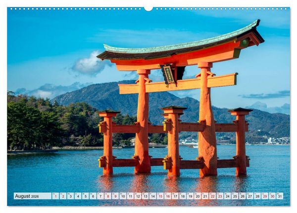 Produktbild: Exotische Bilderreise durch Japan (hochwertiger Premium Wandkalender 2026 DIN A2 quer), Kunstdruck in Hochglanz