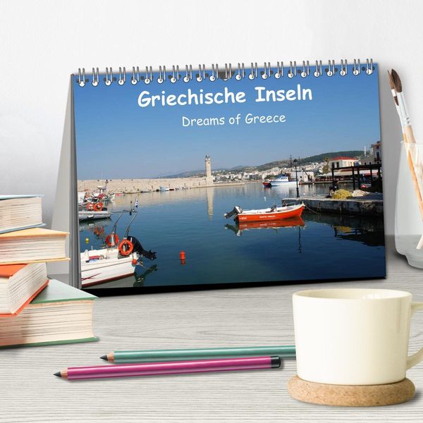 Produktbild: Griechische Inseln (Tischkalender 2026 DIN A5 quer), CALVENDO Monatskalender