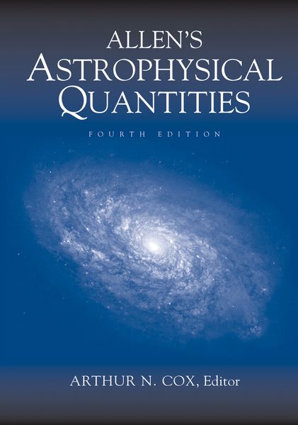 Produktbild: Allen&rsquo;s Astrophysical Quantities