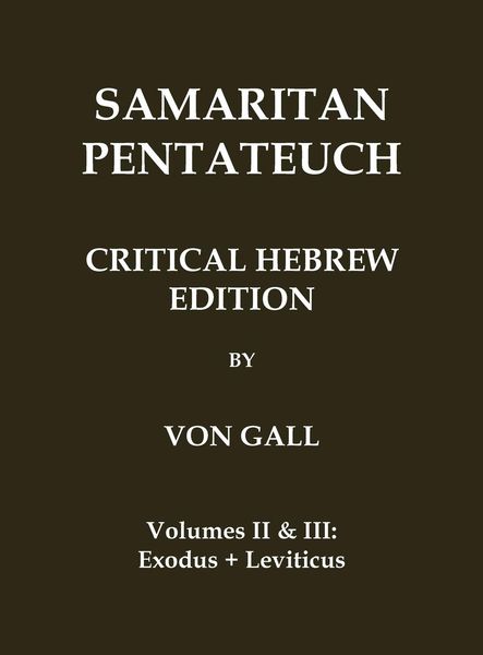 Produktbild: Samaritan Pentateuch