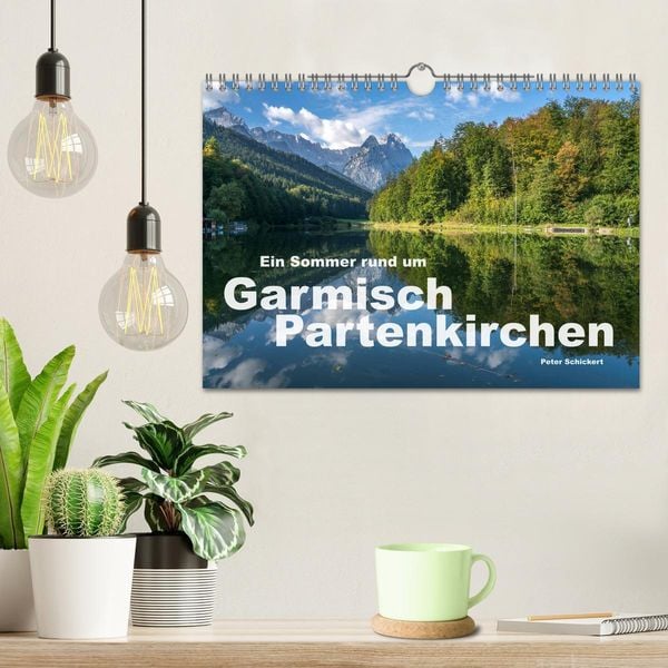 Produktbild: Ein Sommer rund um Garmisch-Partenkirchen (Wandkalender 2026 DIN A4 quer), CALVENDO Monatskalender