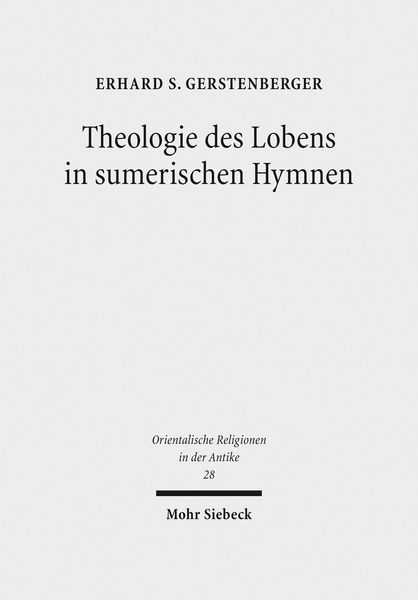 Produktbild: Theologie des Lobens in sumerischen Hymnen