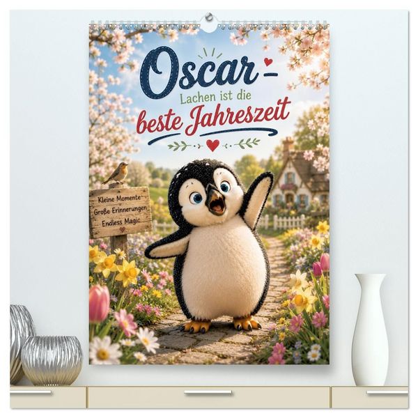 Produktbild: Oscar - Lachen ist die beste Jahreszeit (hochwertiger Premium Wandkalender 2027 DIN A2 hoch), Kunstdruck in Hochglanz