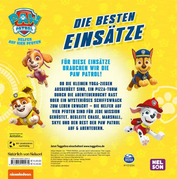 Produktbild: PAW Patrol Geschichtenbuch: Die besten Eins&auml;tze