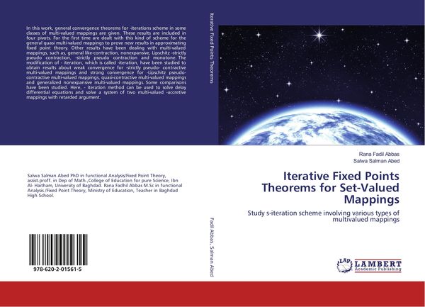Produktbild: Iterative Fixed Points Theorems for Set-Valued Mappings