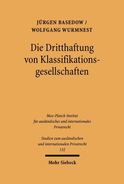 Produktbild: Die Dritthaftung von Klassifikationsgesellschaften
