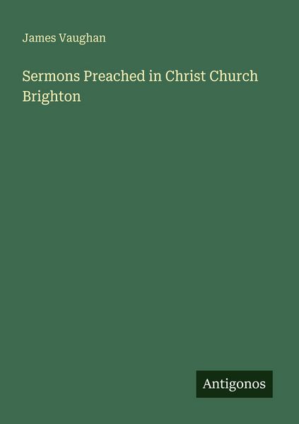 Produktbild: Sermons Preached in Christ Church Brighton
