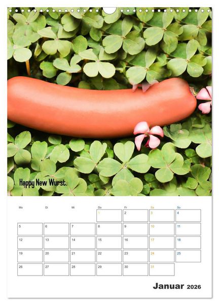 Produktbild: Ist mir Wurst Kalender (Wandkalender 2026 DIN A3 hoch), CALVENDO Monatskalender
