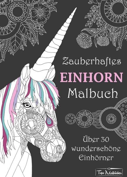 Produktbild: Zauberhaftes Einhorn Malbuch