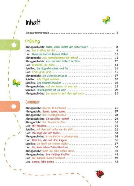 Produktbild: Das Kita-Jahreszeitenbuch: Spiellieder & Klanggeschichten