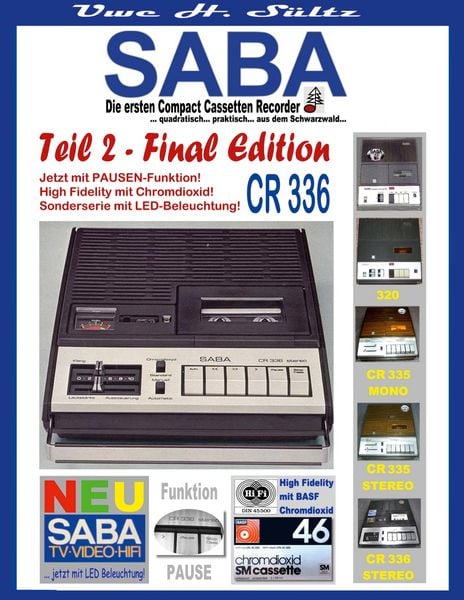 Produktbild: SABA - Die ersten Compact Cassetten Recorder - Teil 2: FINAL EDITION