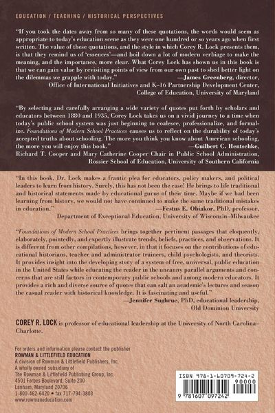 Produktbild: Foundations of Modern School Practices