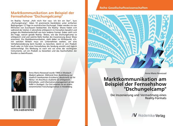 Produktbild: Marktkommunikation am Beispiel der Fernsehshow "Dschungelcamp"