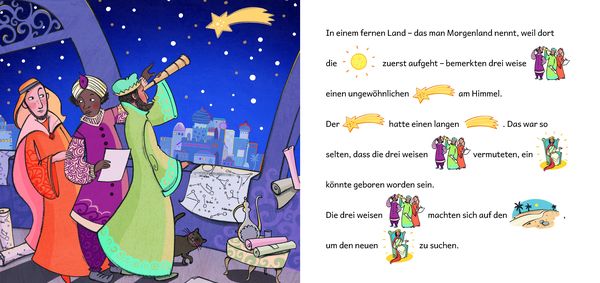 Produktbild: In einem Stall in Betlehem ... Die Weihnachtsgeschichte in Bildw&ouml;rtern