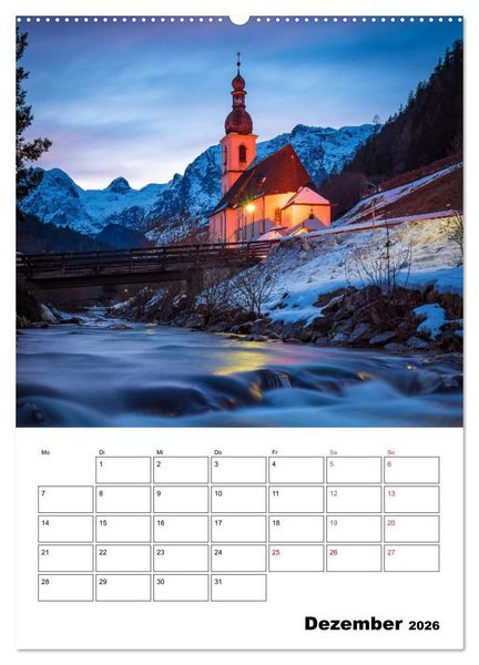 Produktbild: Traumhaftes Deutschland - Idyllische Ansichten (hochwertiger Premium Wandkalender 2026 DIN A2 hoch), Kunstdruck in Hochglanz