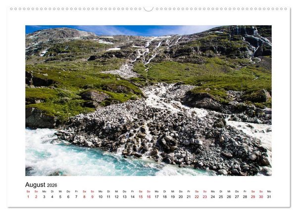 Produktbild: Norwegen - Faszinierende Welt der Fjorde (hochwertiger Premium Wandkalender 2026 DIN A2 quer), Kunstdruck in Hochglanz