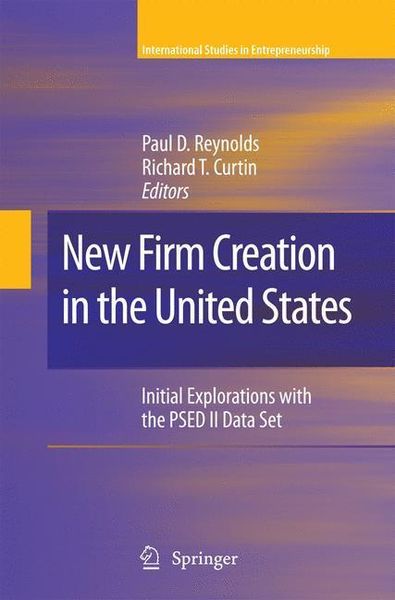 Produktbild: New Firm Creation in the United States