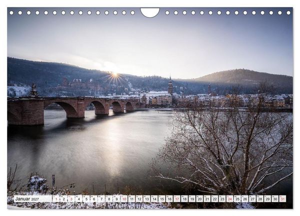 Produktbild: Heidelberg - Die romantische Stadt am Fluss (Wandkalender 2027 DIN A4 quer), CALVENDO Monatskalender