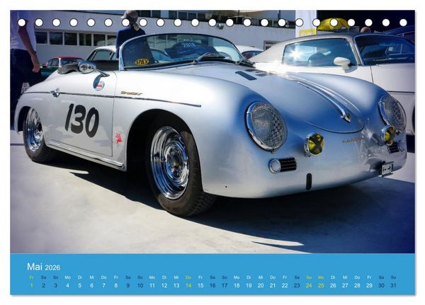 Produktbild: Porsche Classics (Tischkalender 2026 DIN A5 quer), CALVENDO Monatskalender