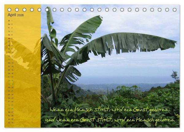 Produktbild: Bali und Java ~ mit indonesischen Weisheiten (Tischkalender 2026 DIN A5 quer), CALVENDO Monatskalender