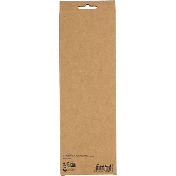 Produktbild: Creativ Company Chenilledraht, L 30 cm, Dicke 6 mm, Natur, 25 Stk