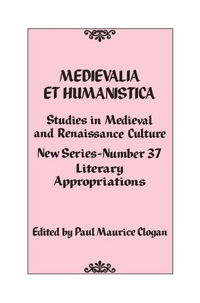 Produktbild: Medievalia et Humanistica, No. 37