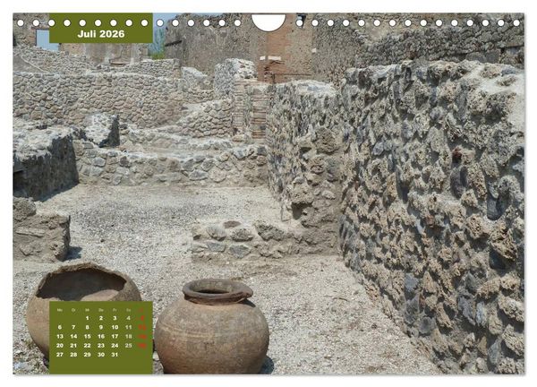 Produktbild: Pompeji-Kalender (Wandkalender 2026 DIN A4 quer), CALVENDO Monatskalender