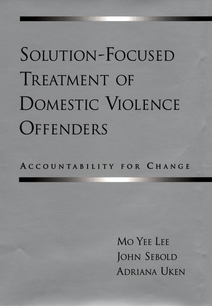 Produktbild: Solution-Focused Treatment of Domestic Violence Offenders