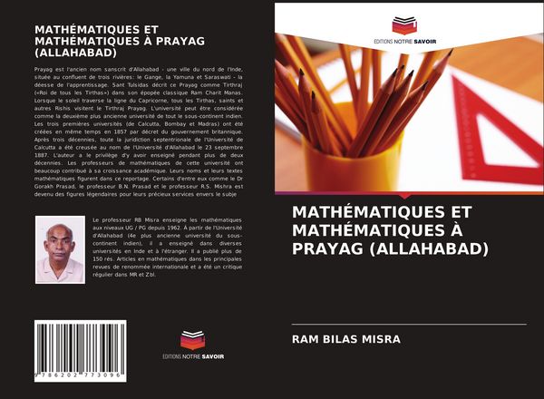 Produktbild: Math&eacute;matiques Et Math&eacute;matiques &Agrave; Prayag (allahabad)