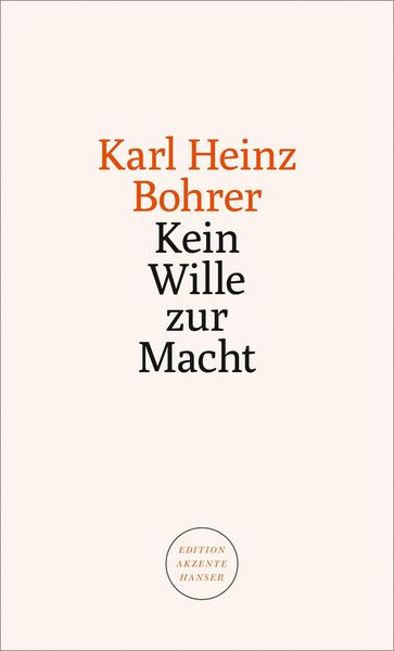 Produktbild: Kein Wille zur Macht