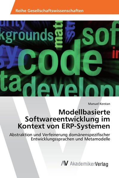 Produktbild: Modellbasierte Softwareentwicklung im Kontext von ERP-Systemen