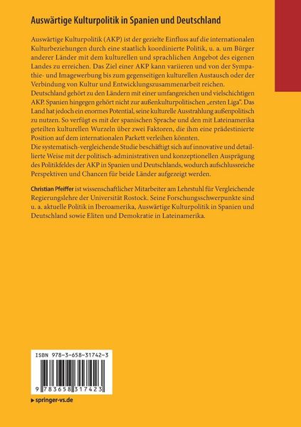 Produktbild: Ausw&auml;rtige Kulturpolitik in Spanien und Deutschland