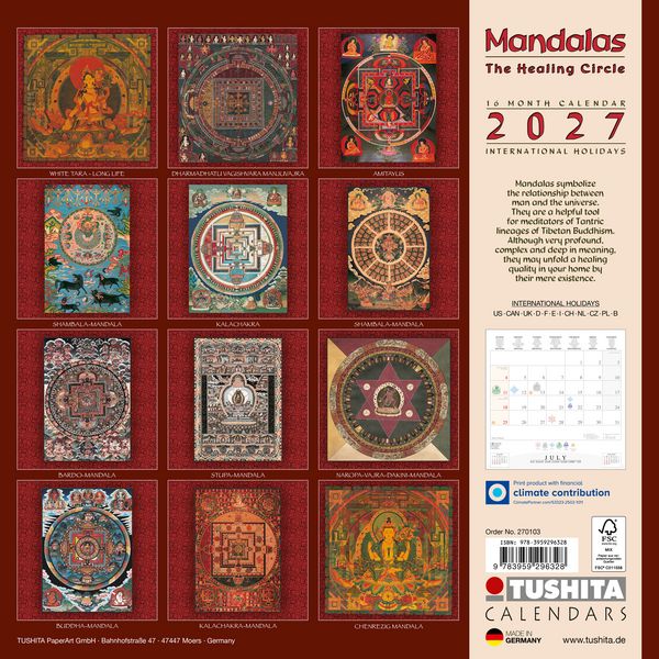 Produktbild: The Healing Mandalas 2027