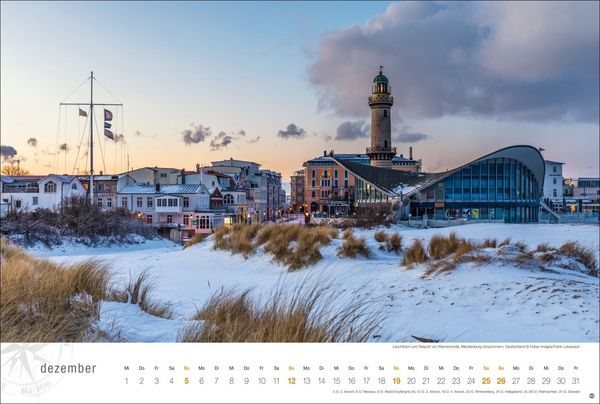 Produktbild: Ostsee Globetrotter Kalender 2027 - Von behaglichen Strandk&ouml;rben und rauen K&uuml;sten